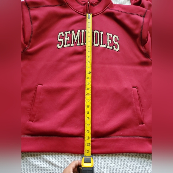 Seminoles Full zip up sweater Embroidered Logo Mens Size XL Campus Drive - Picture 6 of 6